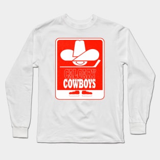 DEFUNCT - Calgary Cowboys Hockey Long Sleeve T-Shirt